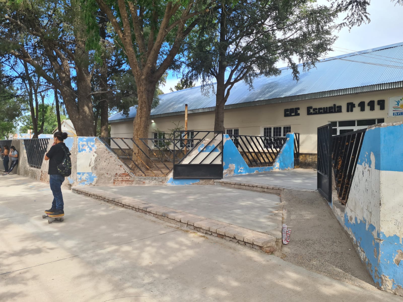 La Escuela 119 de Cutral Co. Foto: Andrea Vázquez