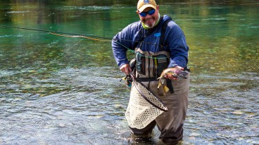 El Chimehuin tiene un espíritu distinto, casi exclusivo para los pescadores. (Foto: Patricio Rodríguez).
