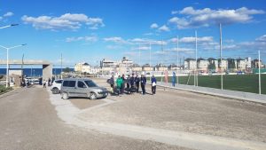 Por amenaza de bomba, desalojaron estadios en Madryn durante los Juegos de la Araucanía