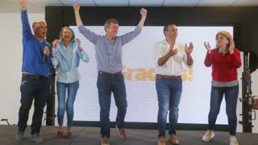  Tortoriello se acomodó en el escenario provincial, abrió anoche el proceso 2023 . Foto: Juan Thomes