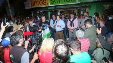 Weretilneck en Cipolletti. Un festejo acotado el 14 de noviembre. (Foto: Juan Thomes)