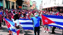 Imagen de Crece la tensión en Cuba, con marchas oficialistas y opositoras
