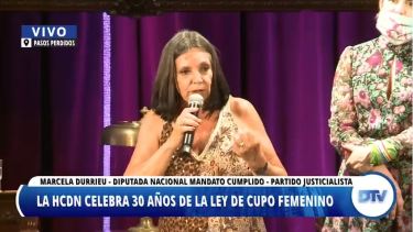 La Cámara de Diputados conmemoró los 30 de la Ley de Cupo Femenino