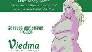 Comienza la actividad de la Feria del Libro en Viedma con una muraleada y poesía