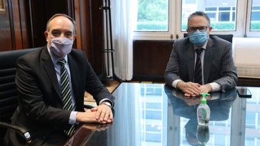 Doñate felicitó por redes al presidente Alberto Fernández y al Ministro de Desarrollo Productivo , Matías Kulfas. Foto Gentileza,