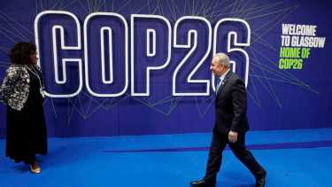 Mandatarios de distintos países toman la palabra en Glasgow. Foto: AP 