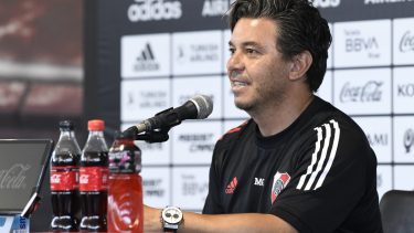 El Muñeco evitó hablar de su futuro en el Millonario.