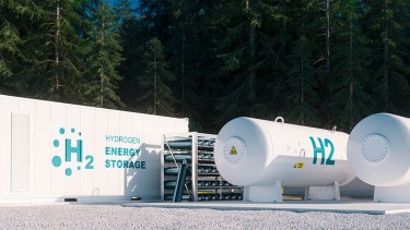 El hidrógeno, al igual que el gas, puede licuarse y reducir su volumen para ser transportado o envasado.-