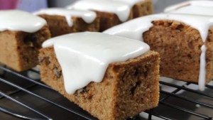 Lingotes de carrot cake