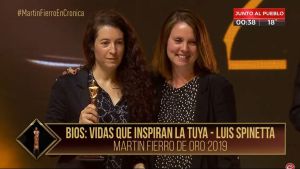 Martín Fierro de Oro para un documental sobre Spinetta y el informativo de Crónica TV