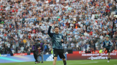 Lionel jugó diezmado la doble fecha de Eliminatorias pero no quiso perderse el partido con Brasil. 