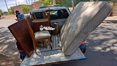 Un hombre y su familia intentaron instalarse en la casa de una mujer fallecida . (Foto: gentileza)