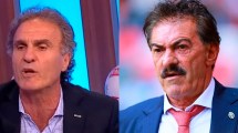 Imagen de La Volpe y su show en el programa de Vignolo, donde se cruzó con Ruggeri