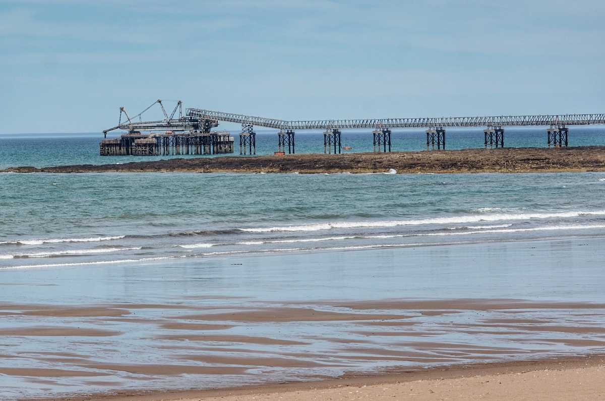 El puerto de Punta Colorada será la salida del hidrógeno verde que se produzca en Río Negro. Archivo