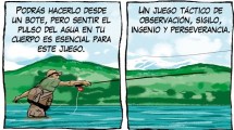 Imagen de Pesca con mosca, la tira 411 de Viajeros