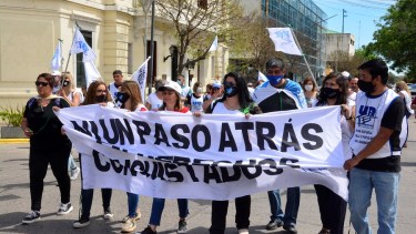 La Unter prevé convocar al Congreso para la otra próxima y responder a la oferta de Educación. Foto Archivo: Marcelo Ochoa