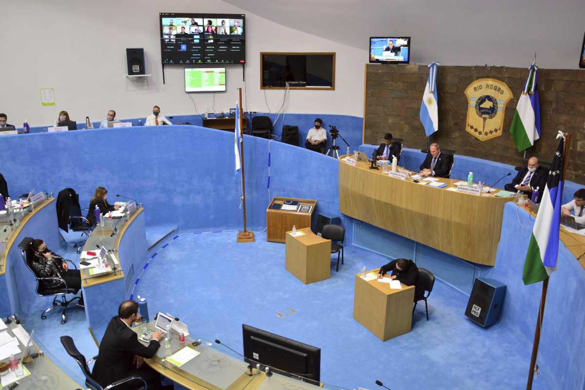 Será la sexta sesión del año para la Legislatura rionegrina. 
Foto archivo Marcelo Ochoa