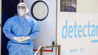 El trailer del plan Detectar atiende en el centro de salud de Villa María (Neuquén Informa)