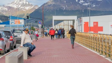 Tierra del Fuego no registró casos de coronavirus autóctonos por cuarta semana consecutiva, aunque detectó 11 contagios correspondientes a turistas que visitaron la ciudad de Ushuaia. Foto: Agencia Télam