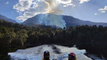 La laguna Martin está al suroeste de Bariloche. Foto: gentileza