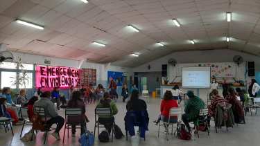 El 25 de noviembre, Día de la No Violencia contra la Mujer, se reivindicó en uno de los talleres.