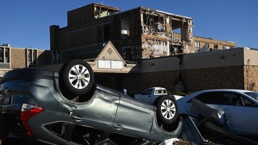 El tornado tocó tierra por más de 320 kilómetros en el estado.