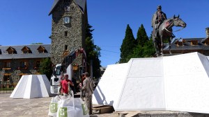 Proponen sacar el monumento de Roca del Centro Cívico de Bariloche