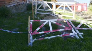 A Juan Manuel de Rosas se lo tragó la tierra en el Centro Cívico de Bariloche