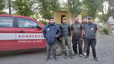 Algunos de los rescatistas que participaron de la búsqueda. Foto: gentileza. 