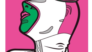 Parte del arte de tapa de "El año de la rata" , autoría de Dr. Alderete.