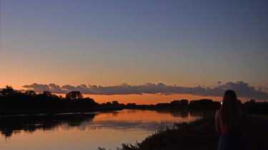 El Dique Ingeniero Ballester es una obra construida sobre el río Neuquén, al norte de la Patagonia Argentina, entre las provincias de Neuquén y Río Negro. Foto Emiliana Cantera.