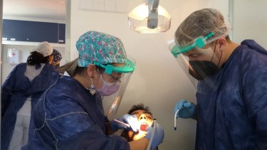 En el Cuy se atendieron a 45 pacientes. Foto gentileza