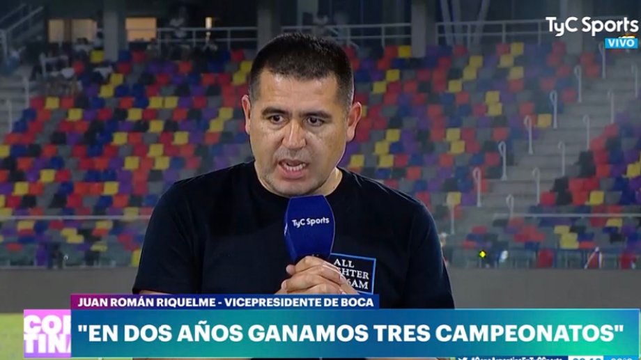 Riquelme habló en TyC Sports después del título de Copa Argentina.