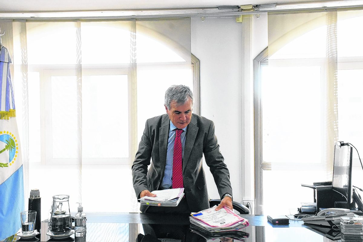 Evaldo Moya vuelve a la presidencia del TSJ de Neuquén. (Archivo Florencia Salto).