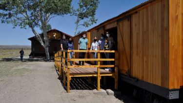 La Estación Empalme Apeadero fue restaurada y remodelada para brindar un servicio de gastronomía y cafetería. Foto: José Mellado. 
