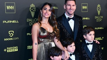 El gesto de Messi con Antonella que se volvió viral. 