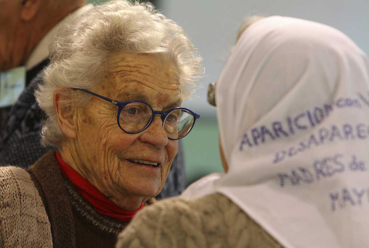 Noemí Labrune fue fundadora de la APDH y del CELS. Su militancia fue clave en los juicios de lesa humanidad. Foto: archivo.