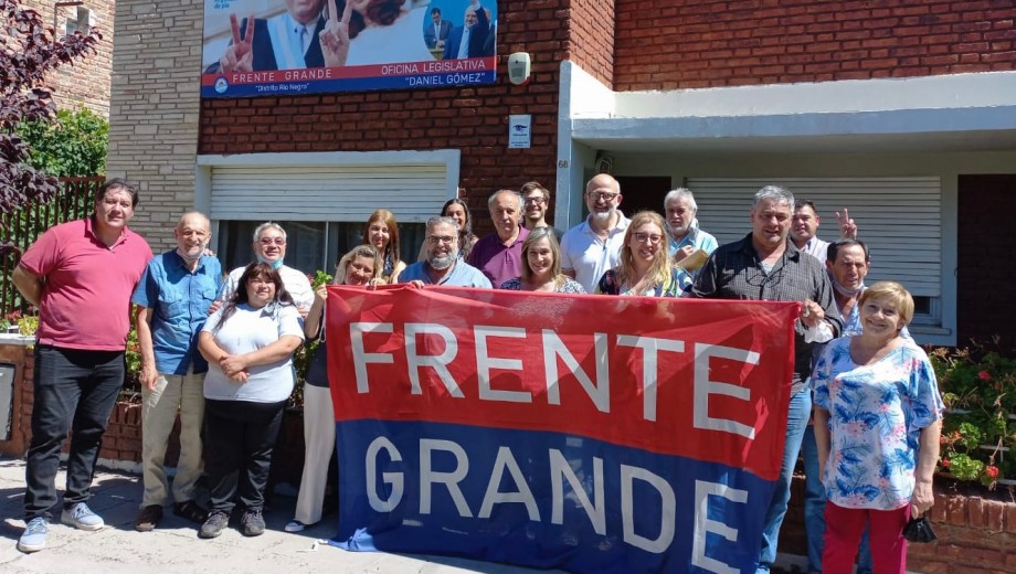 El Frente Grande de Río Negro se pone en línea con María Emilia y Axel. Foto Archivo.