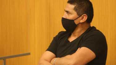 Miguel Báez escuchó con atención la sentencia que leyó esta mañana la jueza Verónica Rodríguez. (foto: Juan Thomes)