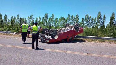 El accidente no involucró a otros rodados. Foto gentileza La Súper Digital