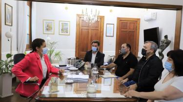 La reunión se desarrolló en la Casa de Gobierno en Viedma. Foto Gentileza.