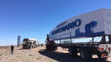 Esta vez, el arco estará a un costado de la Ruta 7. 