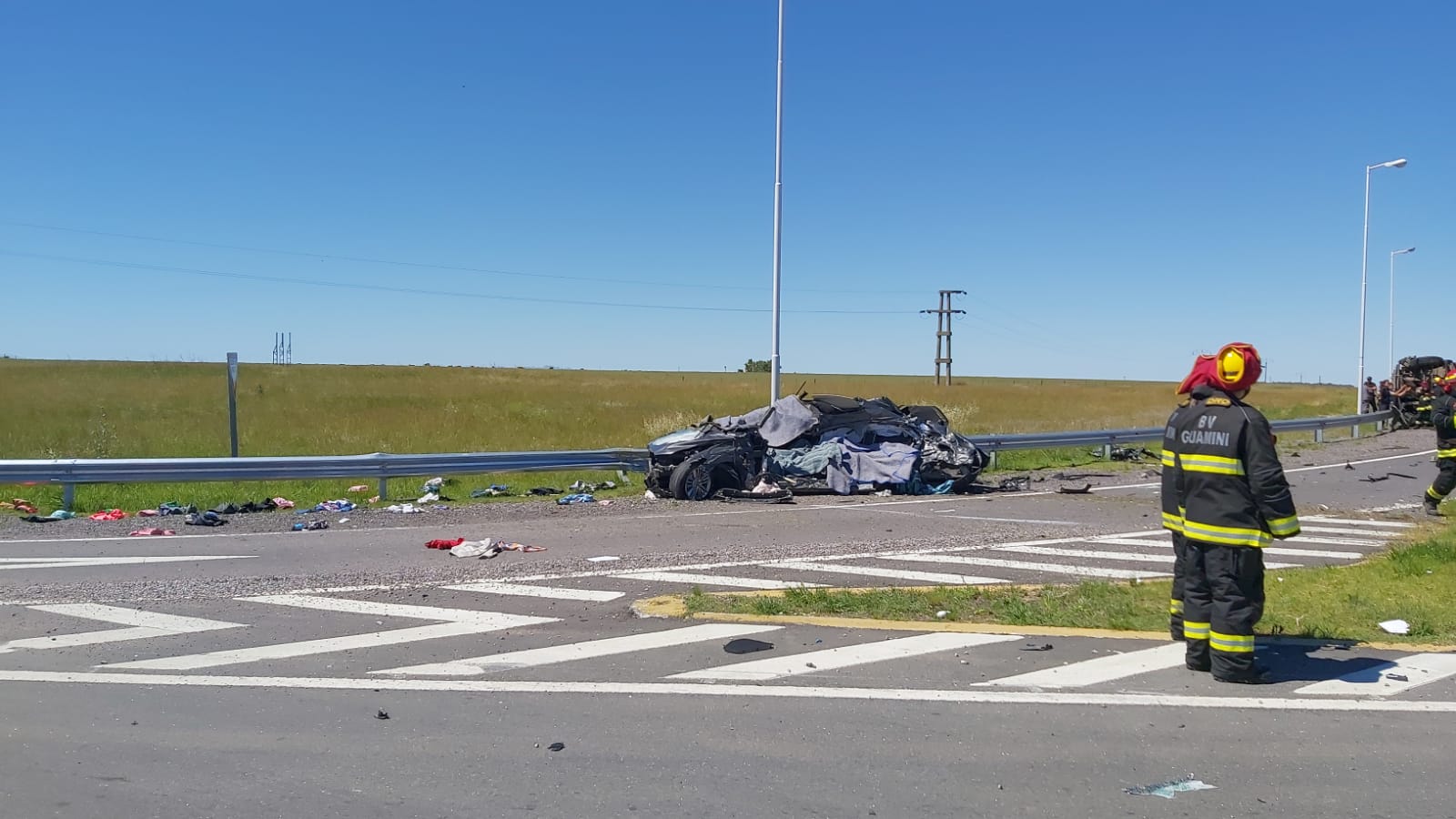 Ese cruce en Buenos Aires, es un punto donde ya hubo otros accidentes. Foto: Gentileza la Nueva Provincia. 