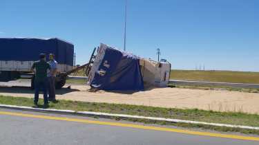 Accidente en Guaminí. Foto: Gentileza La Nueva Provincia