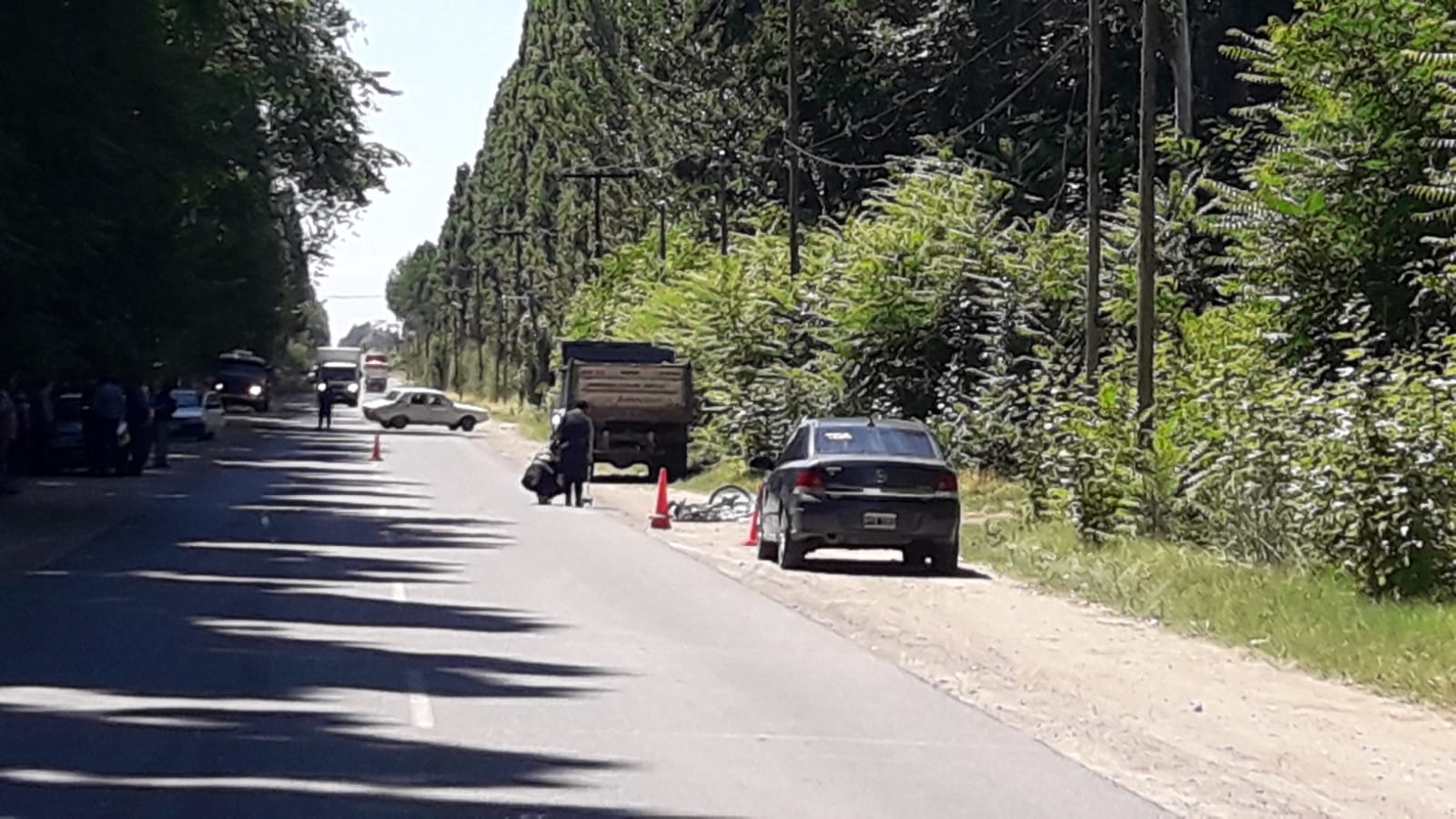 Los peritos están investigando el accidente. Foto César Izza