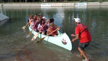 El grupo comenzó en abril del año pasado con clases dos veces por semana a cargo de Rubén Salazar. Foto gentileza