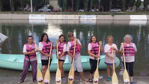 Con un bote prestado por provincia, «Las Rosas» comenzaron sus prácticas grupales en Roca