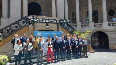El canciller Santiago Cafiero dirigió el acto. Foto gentileza.