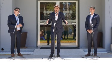 El director general de ViacomCBS Cono Sur, Dario Turovelzky, durante el discurso de inauguración. Foto: Gentileza