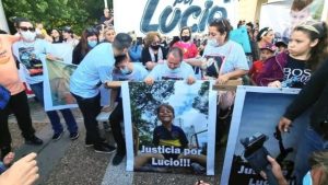 Marcharon en San Luis por justicia para Lucio, tras el traslado de la madre y su pareja